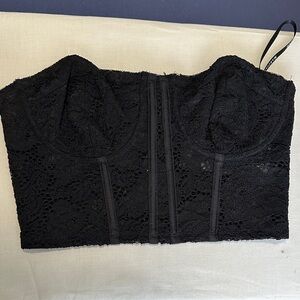Marciano Elegant Black Lace Top